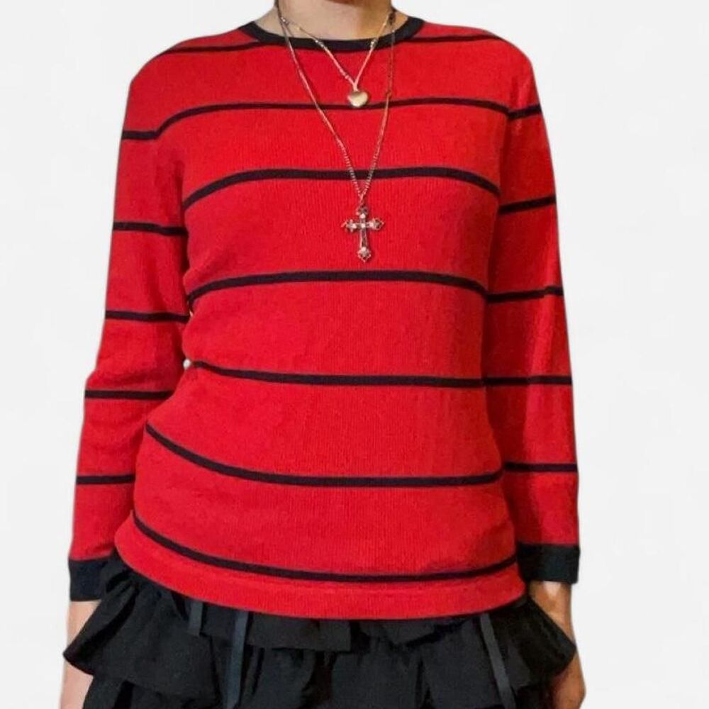 Unbranded Women's Red and Black Jumper